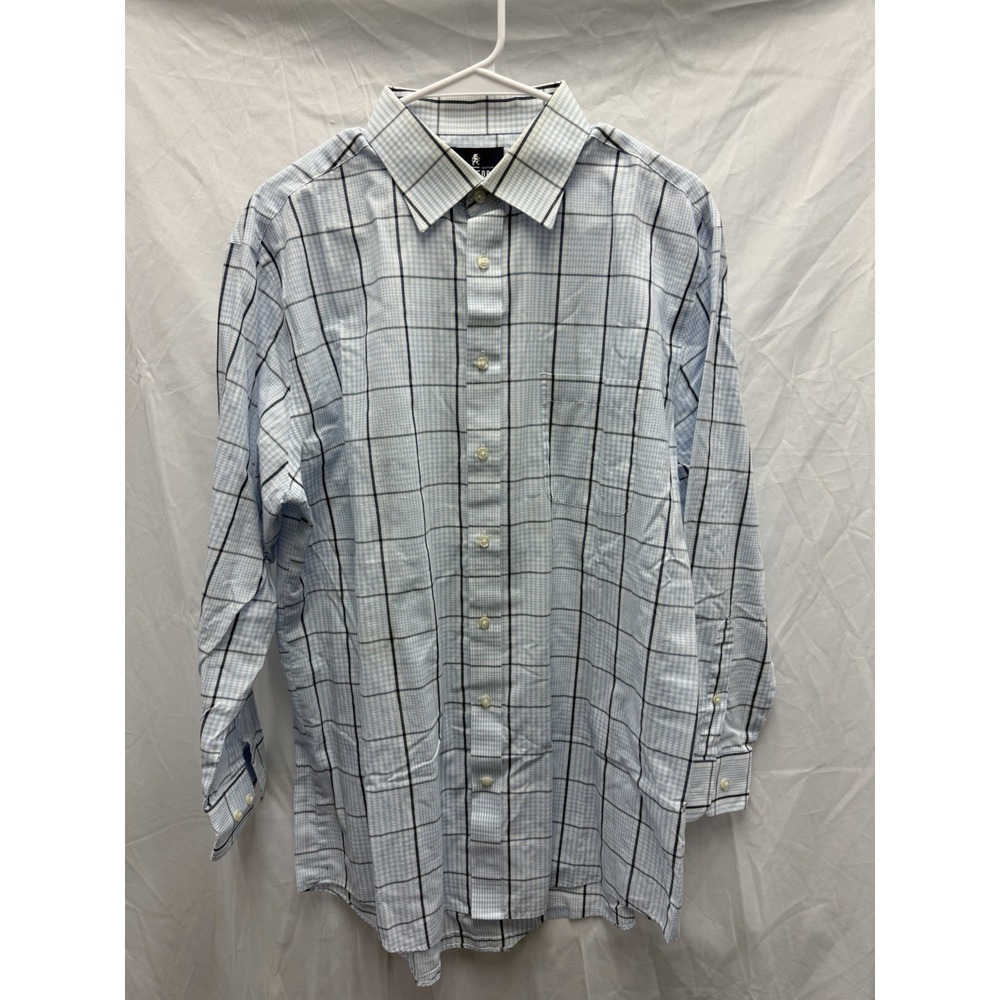 Stafford Dress‎ Shirt Men's Neck Size 16.5 Regular Fit Long Sleeve